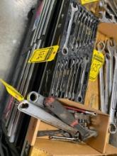 Duralast Combination Ratchet Wrenches & Box of Crecent Wrenches