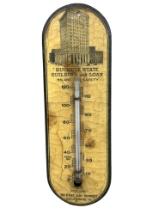 Vintage Buckeye State Bank Columbus Ohio Advertising Thermometer