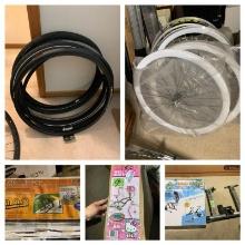 Large Group of Returned Bike Parts, Rims, Tires & Other Related Bicycle Items