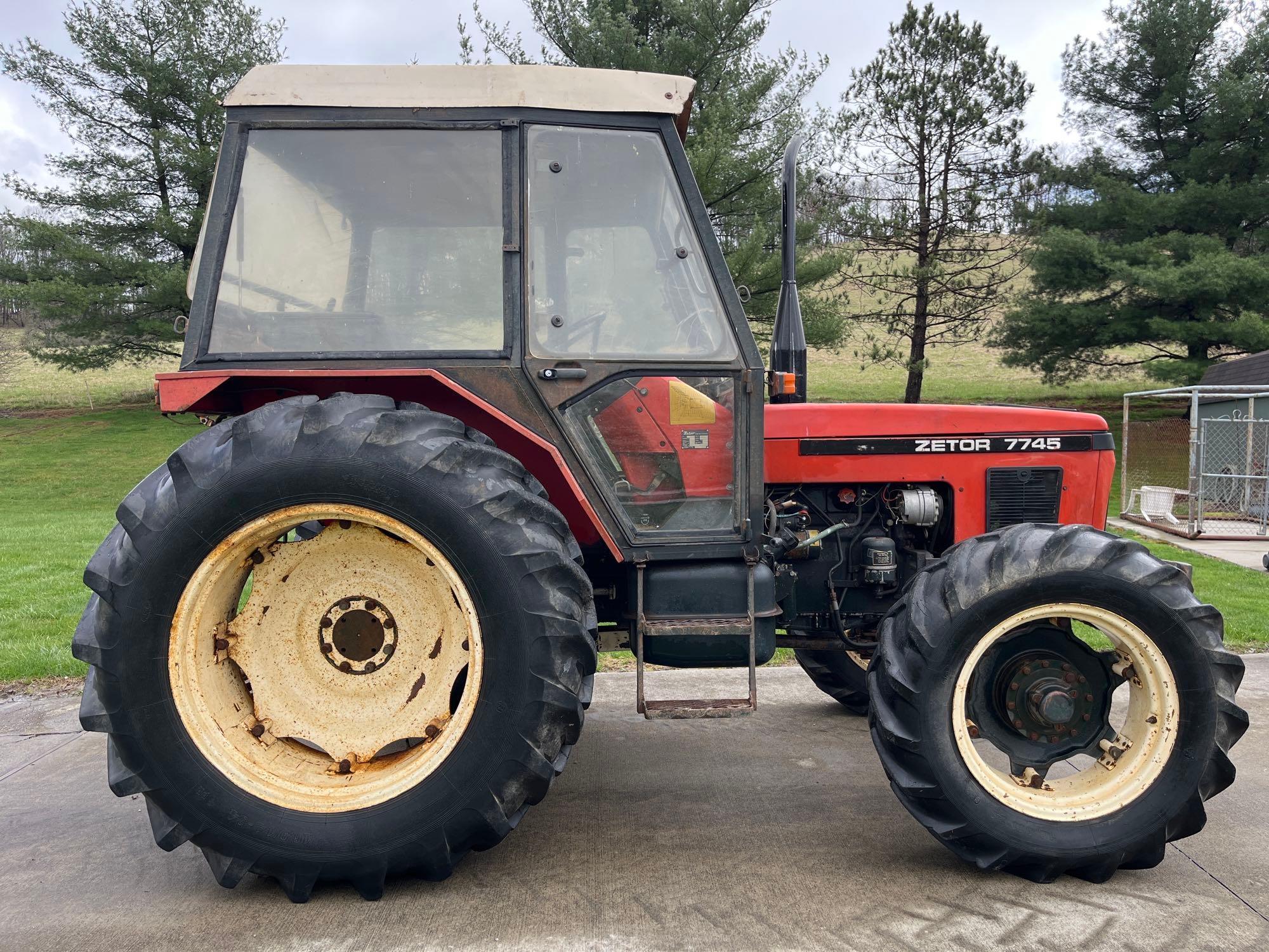 Zetor 7745 Cab 4x4 Tractor