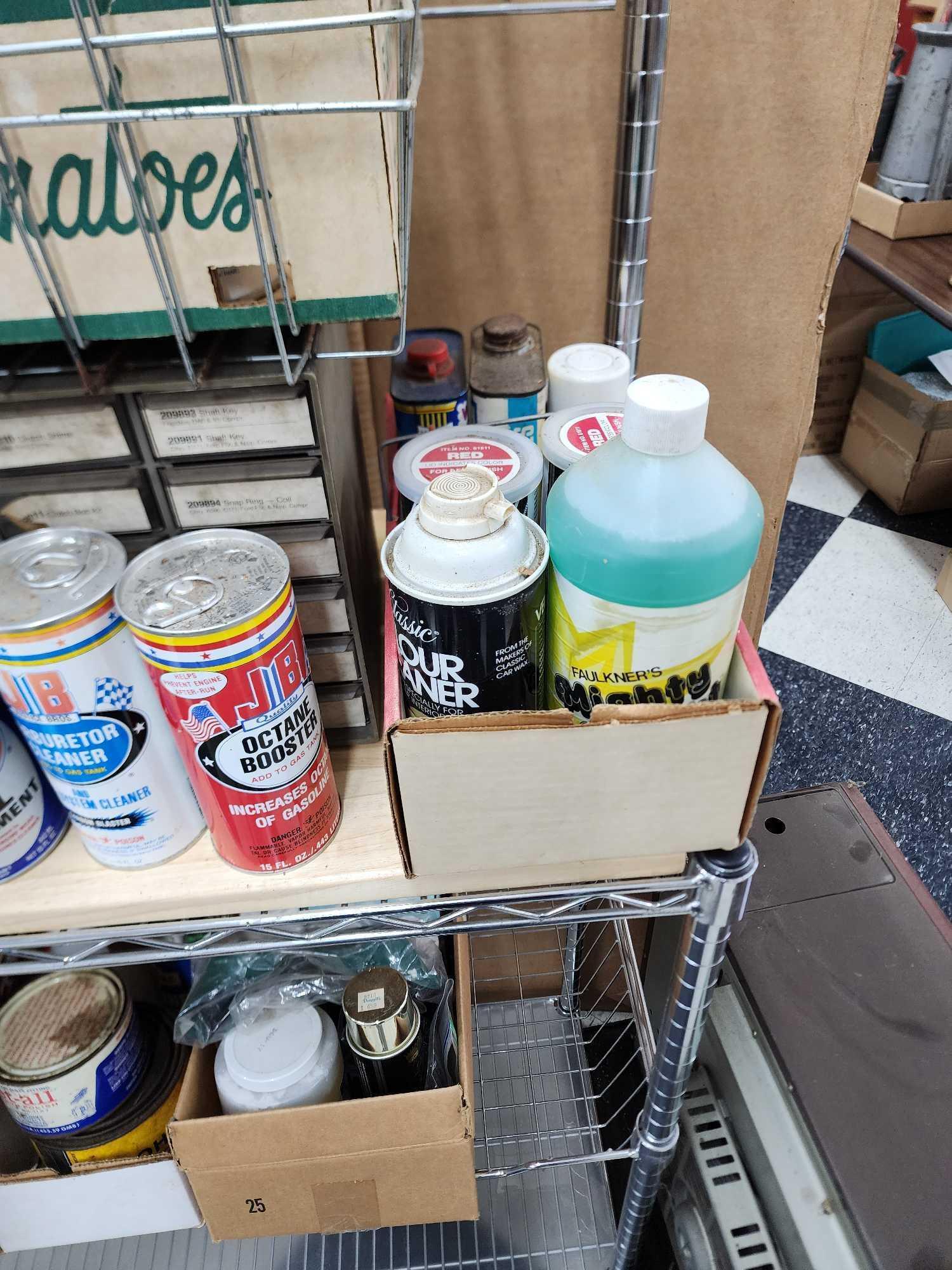 Large Automotive Cleaning polishing and oil lot