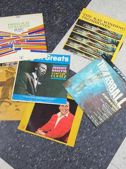 Large vintage album lot & 45 rpm records