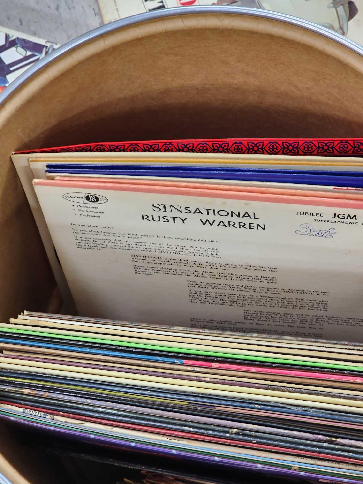 Large vintage album lot & 45 rpm records