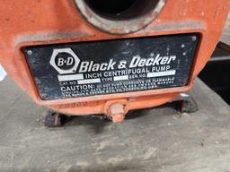 Black & Decker 2" Centrifugal Pump motor