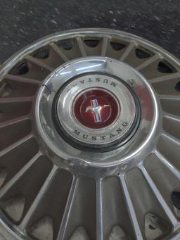 Ford Mustang hubcaps 1967 OEM #C7ZA-1137 set of four