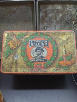 Vintage and Contemporary Tins and Swans Cake Flour Pan