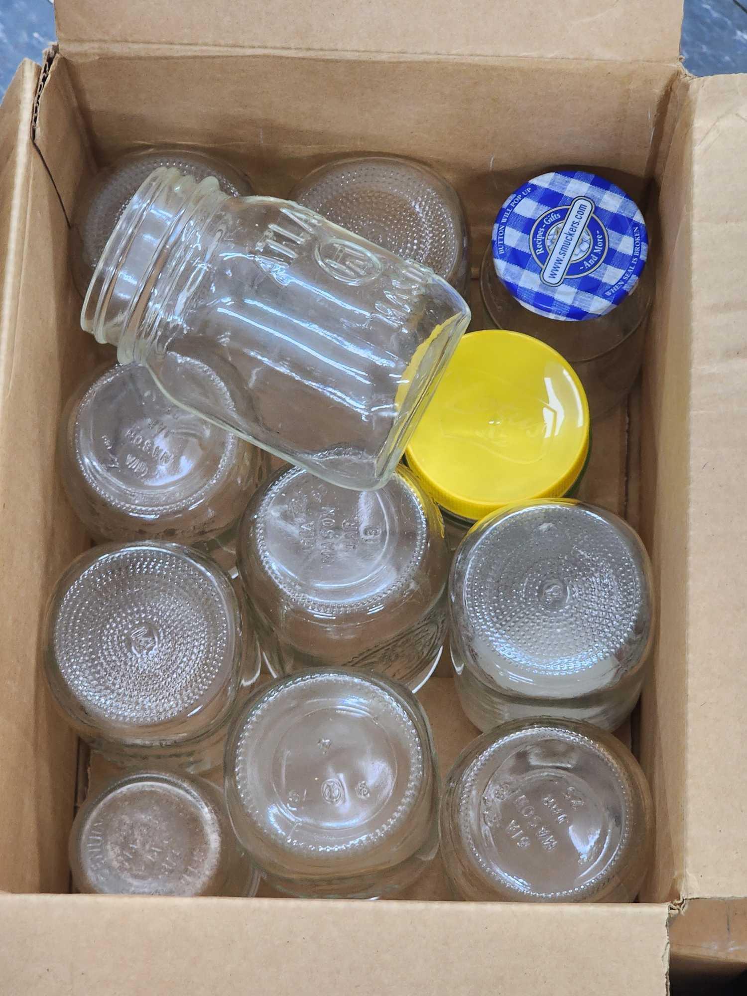 Large Glass Canning Jar lot
