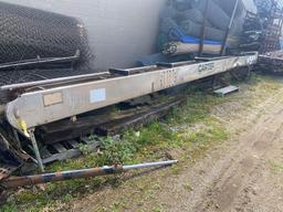 Hydraulic shingle conveyor, truck mounted, condition unknown.