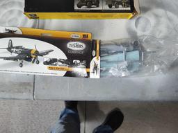 Model Kits NASA, Willy's Jeep, F4U-1 Airplane