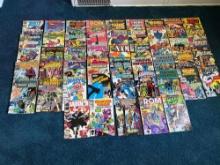 (50) Vintage Marvel Comic Books