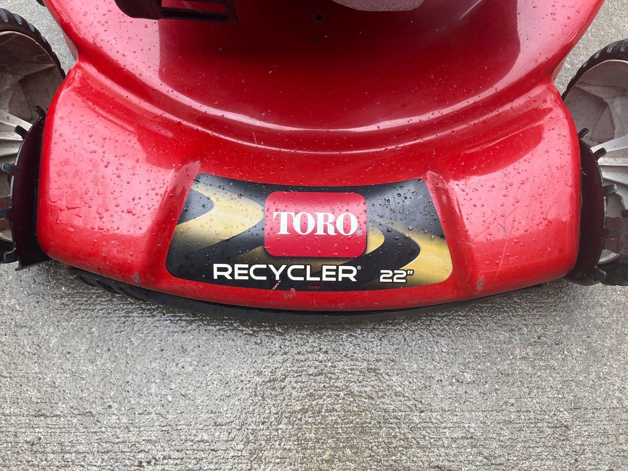 Toro Recycler 22in Self Propelled Push Mower with Electric Start
