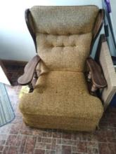 Upholstered Recliner Rocking Chair