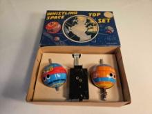 Marx Whistling Space Top Set in Original Box