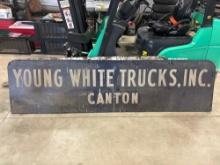 Young White Truck Inc Sign