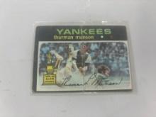 Appears to be Signed Rookie Thurman Munson Baseball Card