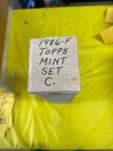 1986-F Topps Mint Set