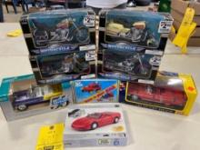 Assorted Model Cars - Motorcycles