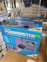 New Pondmaster Fountainhead/ Filter kits bid x 2