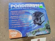 New Pondmaster Mag drive utility pump 700gph