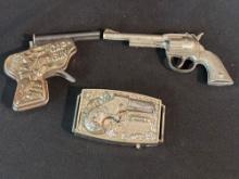 automatic, pet, Mattel belt Buckel Remington Derringer