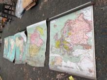 (5) Vintage Maps