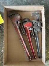 3 pipe wrenches