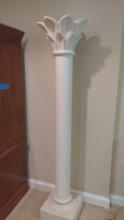 Pair of Palm Lighted Columns