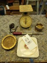 Household Scale, Ash trays, Brace drill, Early lock