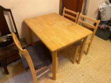 Small Dining Table Set - Table w/ 4 Chairs