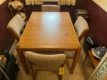 kitchen table, (4) chairs