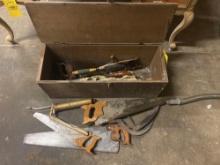 Vintage Tool Box W/ Early Tools