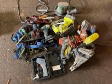 Assorted Power Tools and Straps