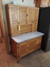 Vintage Sellers Bakers Cabinet w/ Flour Drawer & Candy Thermometer