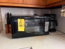 Microwave, Coffee Maker, Knife Set, Toaster