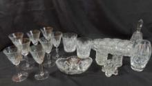 Gorgeous Clear Glass Drinking Glasses Vase, bowls and more
