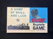 Marx 1950s Combat Bagatelle Game - Old Store Stock