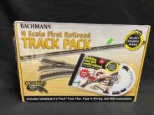 Bachman N Scale First Railroad Track Pack - Sealed Unopened box