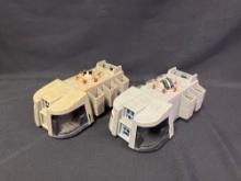 2 Star Wars 1979 Imperial Troop Transporter from Kenner toys