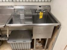 Duke Manufacturing Stainless Steel Dish Sink