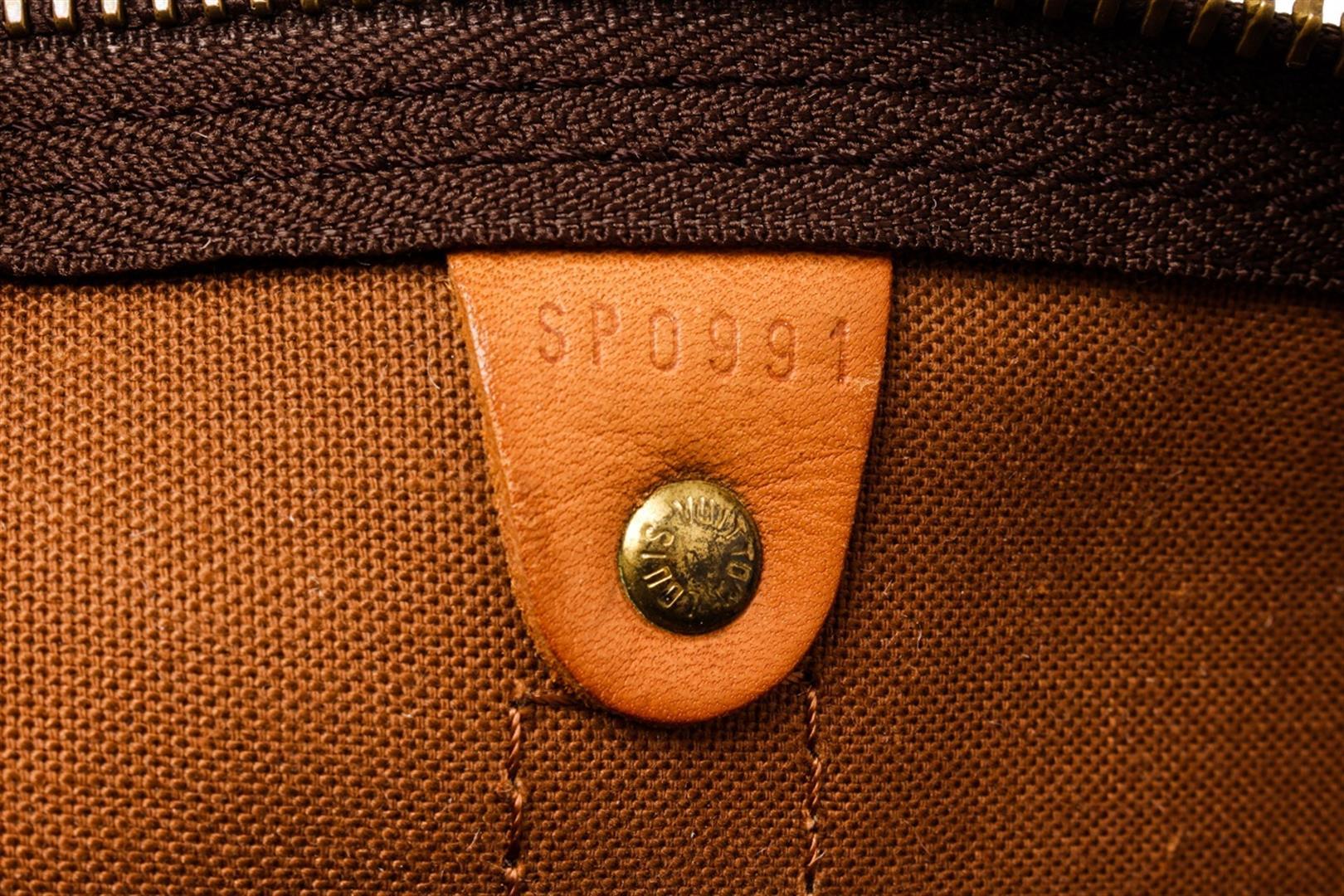 Louis Vuitton Brown Monogram Keepall 55 Bandouliï¿½re Travel Bag