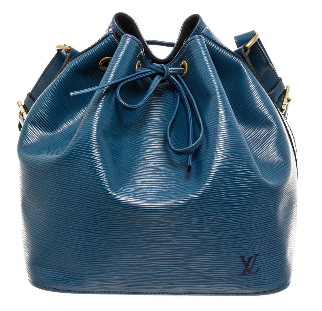 Louis Vuitton Blue Epi Leather Noe PM