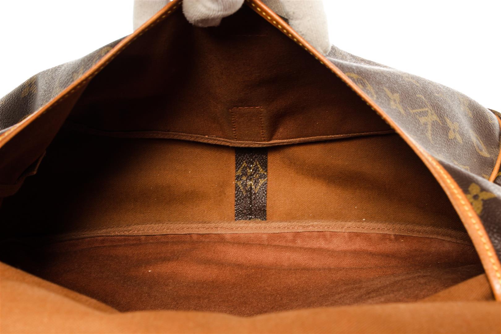 Louis Vuitton Brown Monogram Saumur 35cm Crossbody Bag