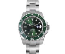Rolex Mens Stainless Steel 40MM Hulk Submariner With Box And Card