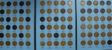 Collection Book of Lincoln Wheat Pennies - 66 Coins including 1909 VDB