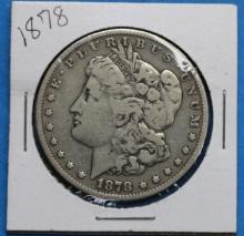 1878 Philadelphia Morgan Silver Dollar