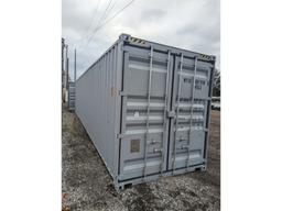 1 Trip 40' High Side Shipping Container w/ Side Doors