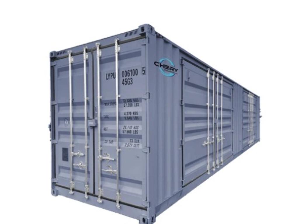 1 Trip 40' High Side Shipping Container w/ Side Doors