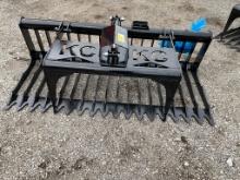 76" Skid Steer Rock Grapple