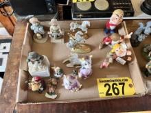 LOT OF 16-ASSORTED COLLECTIBLE FIGURINES: