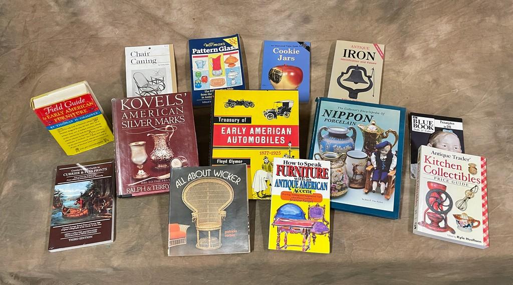 13 Antique & Reference Books Or Guides